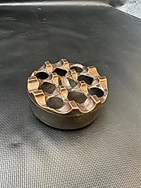 T.M.Antik Bakır Metal Zamak Yuvarlak Küllük Otel,cafe,restaurant 230 gr