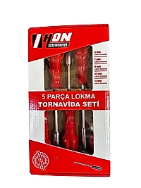 5 Parça Lokma Tornavida Seti (6-7-8-10-13 MM)